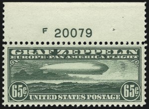 Sale Number 975, Lot Number 2125, Air Post Graf Zeppelin Issue (Scott C13-C15)