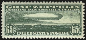 Sale Number 975, Lot Number 2126, Air Post Graf Zeppelin Issue (Scott C13-C15)