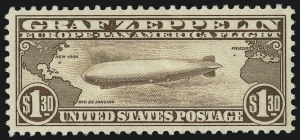 Sale Number 975, Lot Number 2129, Air Post Graf Zeppelin Issue (Scott C13-C15)