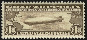 Sale Number 975, Lot Number 2130, Air Post Graf Zeppelin Issue (Scott C13-C15)