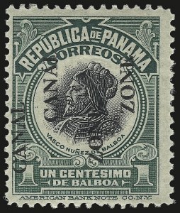 Sale 975, Lot 2322, Canal Zone