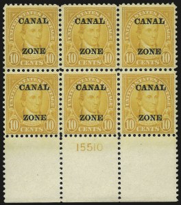 Sale 975, Lot 2324, Canal Zone