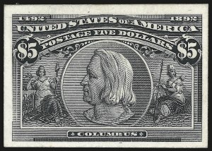 Sale 976, Lot 1029, Essays, Proofs and Specimens