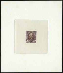 Sale 976, Lot 1031, Essays, Proofs and Specimens