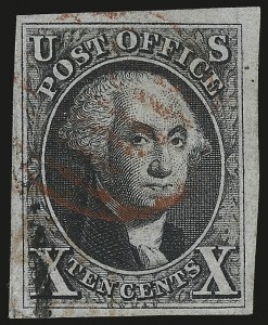 Sale 976, Lot 1070, 1847 Issue (Scott 1-2)