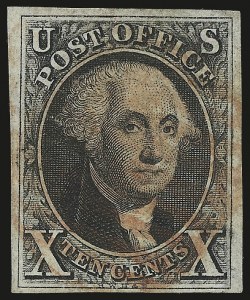 Sale 976, Lot 1072, 1847 Issue (Scott 1-2)