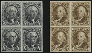 Sale 976, Lot 1076, 1875 Reproduction of 1847 Issue (Scott 3-4)