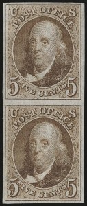 Sale 976, Lot 1081, 1875 Reproduction of 1847 Issue (Scott 3-4)