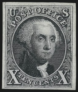 Sale 976, Lot 1084, 1875 Reproduction of 1847 Issue (Scott 3-4)