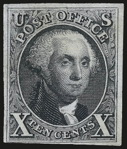 Sale 976, Lot 1086, 1875 Reproduction of 1847 Issue (Scott 3-4)