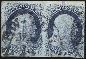 Sale 976, Lot 1089, 1c-3c 1851-56 Issue (Scott 5-11)