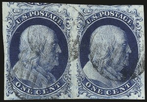 Sale 976, Lot 1096, 1c-3c 1851-56 Issue (Scott 5-11)