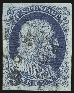 Sale Number 976, Lot Number 1099, 1c-3c 1851-56 Issue (Scott 5-11)
