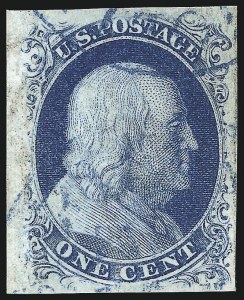 Sale 976, Lot 1100, 1c-3c 1851-56 Issue (Scott 5-11)
