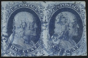 Sale 976, Lot 1101, 1c-3c 1851-56 Issue (Scott 5-11)