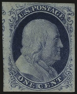 Sale 976, Lot 1104, 1c-3c 1851-56 Issue (Scott 5-11)
