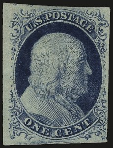 Sale 976, Lot 1106, 1c-3c 1851-56 Issue (Scott 5-11)
