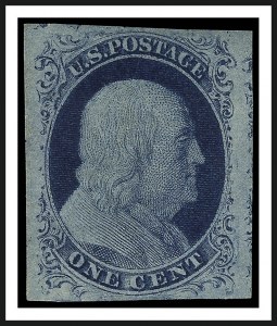 Sale 976, Lot 1107, 1c-3c 1851-56 Issue (Scott 5-11)