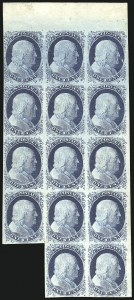 Sale 976, Lot 1108, 1c-3c 1851-56 Issue (Scott 5-11)