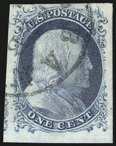 Sale 976, Lot 1110, 1c-3c 1851-56 Issue (Scott 5-11)