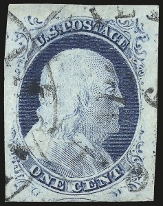 Sale 976, Lot 1114, 1c-3c 1851-56 Issue (Scott 5-11)