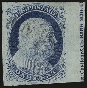 Sale 976, Lot 1117, 1c-3c 1851-56 Issue (Scott 5-11)