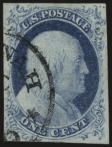 Sale 976, Lot 1120, 1c-3c 1851-56 Issue (Scott 5-11)
