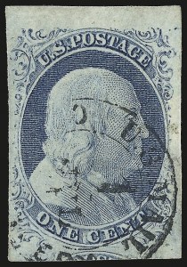 Sale 976, Lot 1121, 1c-3c 1851-56 Issue (Scott 5-11)