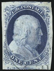 Sale 976, Lot 1123, 1c-3c 1851-56 Issue (Scott 5-11)