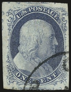 Sale Number 976, Lot Number 1126, 1c-3c 1851-56 Issue (Scott 5-11)