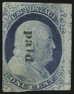 Sale 976, Lot 1128, 1c-3c 1851-56 Issue (Scott 5-11)