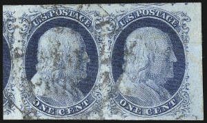 Sale 976, Lot 1131, 1c-3c 1851-56 Issue (Scott 5-11)