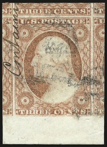 Sale 976, Lot 1150, 1c-3c 1851-56 Issue (Scott 5-11)