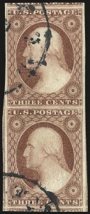Sale 976, Lot 1152, 1c-3c 1851-56 Issue (Scott 5-11)
