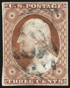 Sale 976, Lot 1155, 1c-3c 1851-56 Issue (Scott 5-11)
