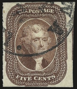 Sale 976, Lot 1161, 5c-12c 1851-56 Issue (Scott 12-17)