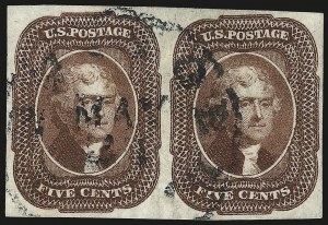 Sale 976, Lot 1163, 5c-12c 1851-56 Issue (Scott 12-17)