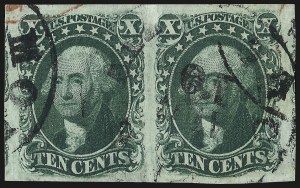 Sale 976, Lot 1180, 5c-12c 1851-56 Issue (Scott 12-17)