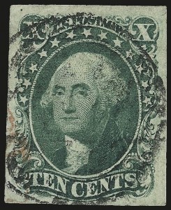 Sale 976, Lot 1186, 5c-12c 1851-56 Issue (Scott 12-17)
