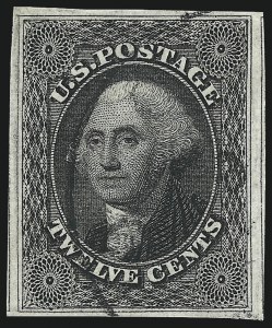 Sale 976, Lot 1192, 5c-12c 1851-56 Issue (Scott 12-17)