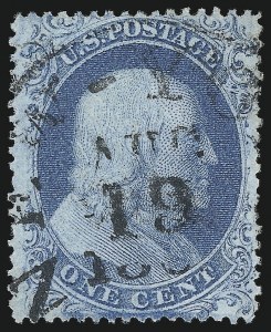 Sale 976, Lot 1199, 1c-3c 1857-60 Issue (Scott 18-26A)