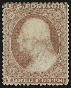 Sale 976, Lot 1210, 1c-3c 1857-60 Issue (Scott 18-26A)