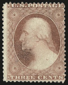 Sale 976, Lot 1211, 1c-3c 1857-60 Issue (Scott 18-26A)