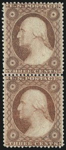Sale 976, Lot 1217, 1c-3c 1857-60 Issue (Scott 18-26A)