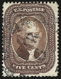 Sale 976, Lot 1222, 5c 1857-60 Issue (Scott 27-30A)
