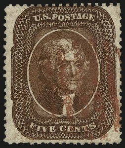Sale 976, Lot 1233, 5c 1857-60 Issue (Scott 27-30A)