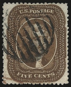 Sale 976, Lot 1234, 5c 1857-60 Issue (Scott 27-30A)