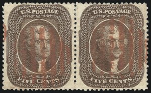 Sale 976, Lot 1238, 5c 1857-60 Issue (Scott 27-30A)