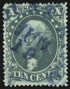 Sale 976, Lot 1248, 10c-90c 1857-60 Issue (Scott 31-39)