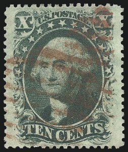 Sale 976, Lot 1255, 10c-90c 1857-60 Issue (Scott 31-39)
